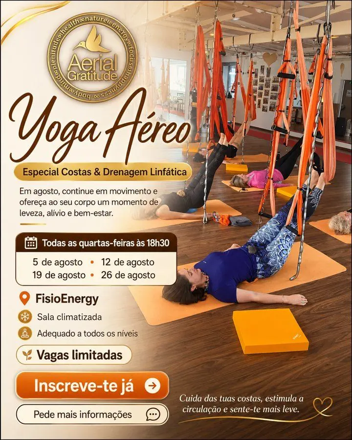 Plakat AéroPilates-Gruppenstunde