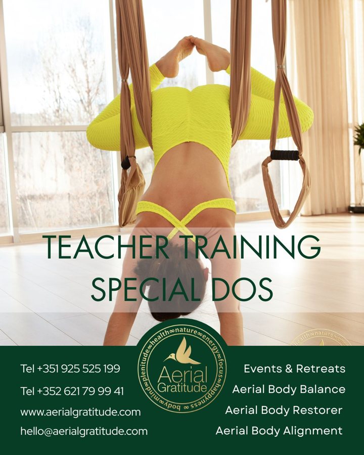 Cartaz Teacher Training Special Dos